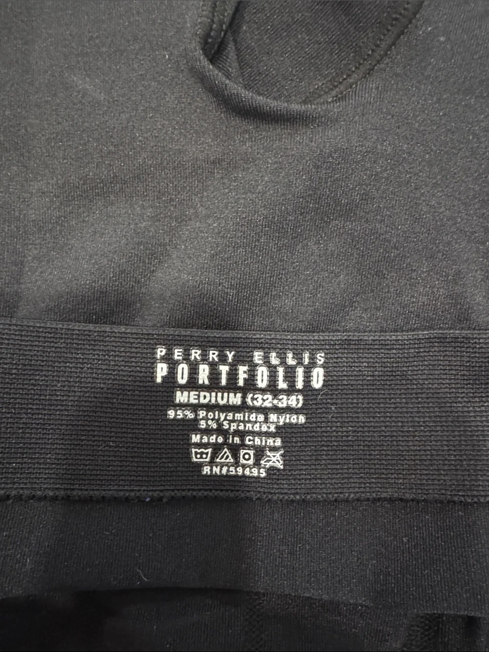 Perry Ellis Black Seamless Boxer Briefs